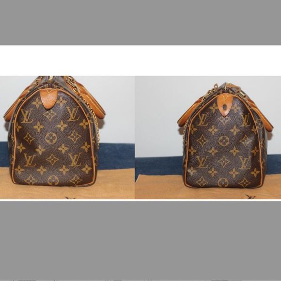 Louis Vuitton LV Monogram Speedy Vintage Handbag Purse Bundle - Picture 4 of 16